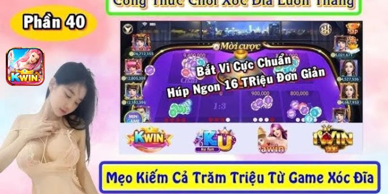 game xóc đĩa kwin68 mới nhất